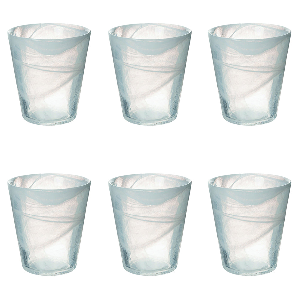 ALABASTRO CONICAL WATER GLASS 250ML WHITE - 2188566