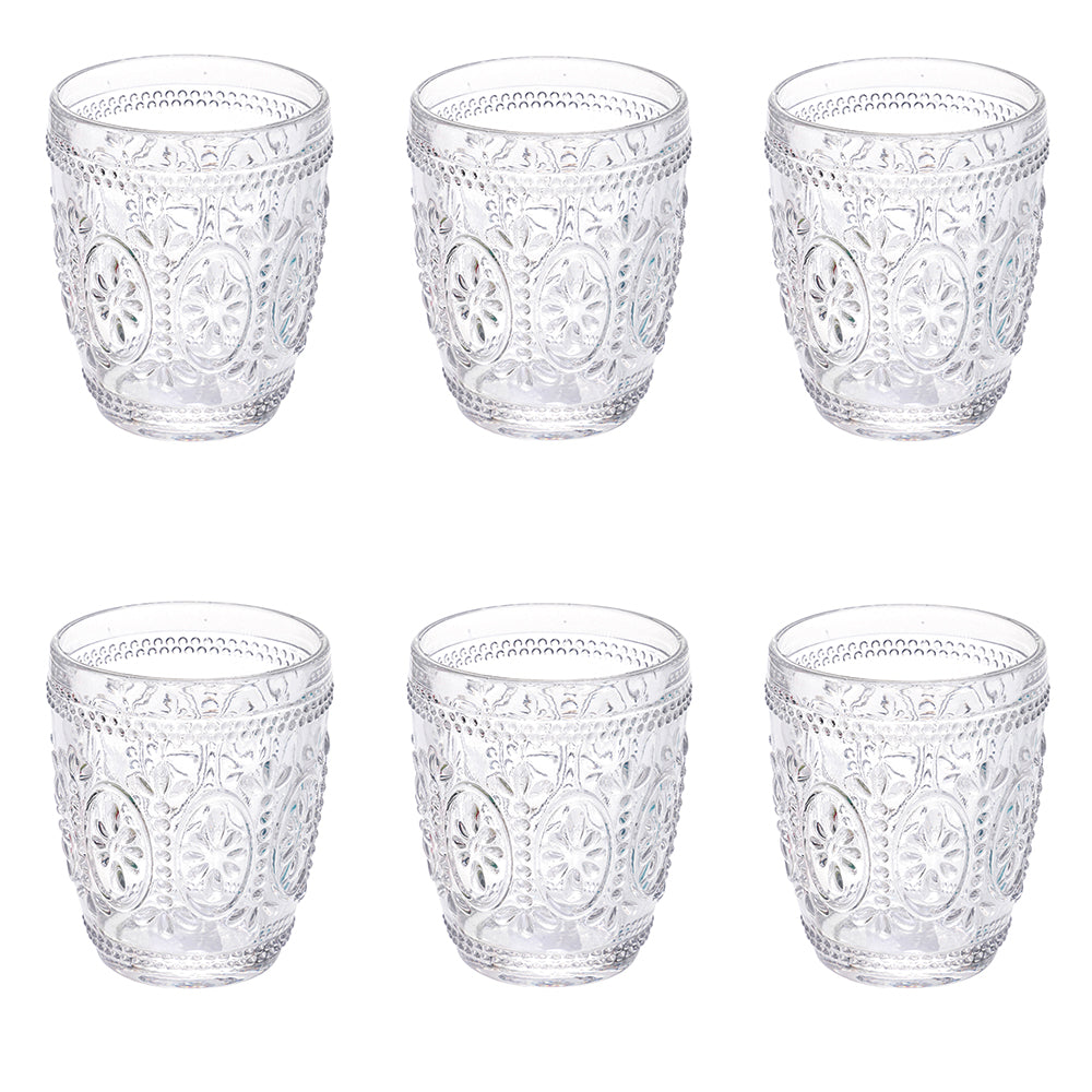IMPERIAL SET OF 6 TRANSPARENT WATER GLASSES 300ML - 5907933