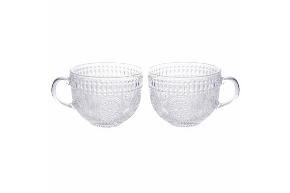 IMPERIAL SET 2 JUMBO MUG CLEAR GLASS 440 ML - 5909892