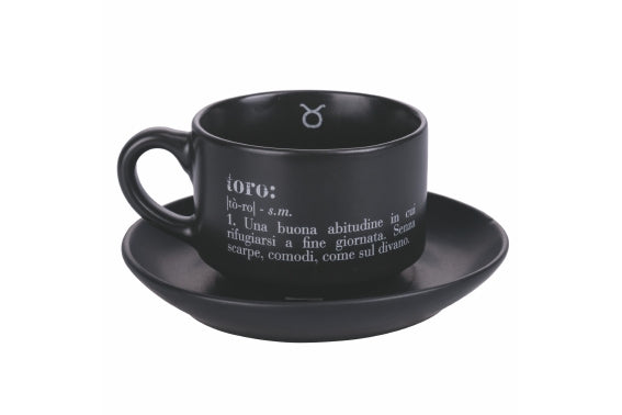 VICTIONARY TORO COFFEE CUP W/SAUCER - 5910682