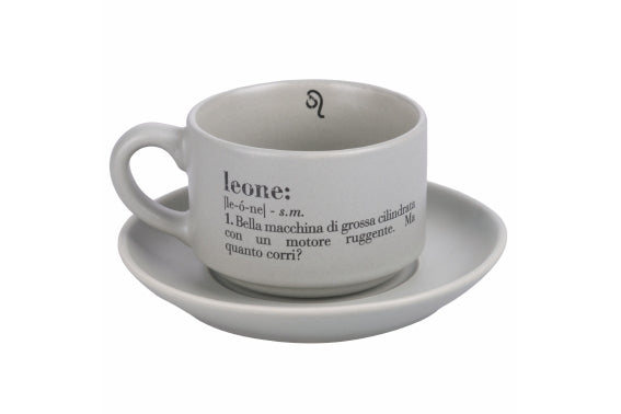 VICTIONARY LEONE COFFEE CUP W/SAUCER - 5910685