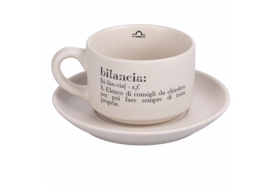 VICTIONARY BILANCIA SET COFFEE CUP W/SAUCER - 5910687