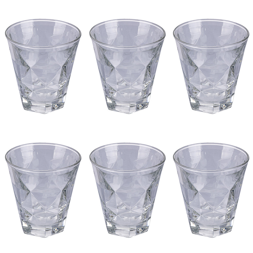GLACE CHARM SET OF 6 TRANSPARENT WATER GLASSES - 5913488