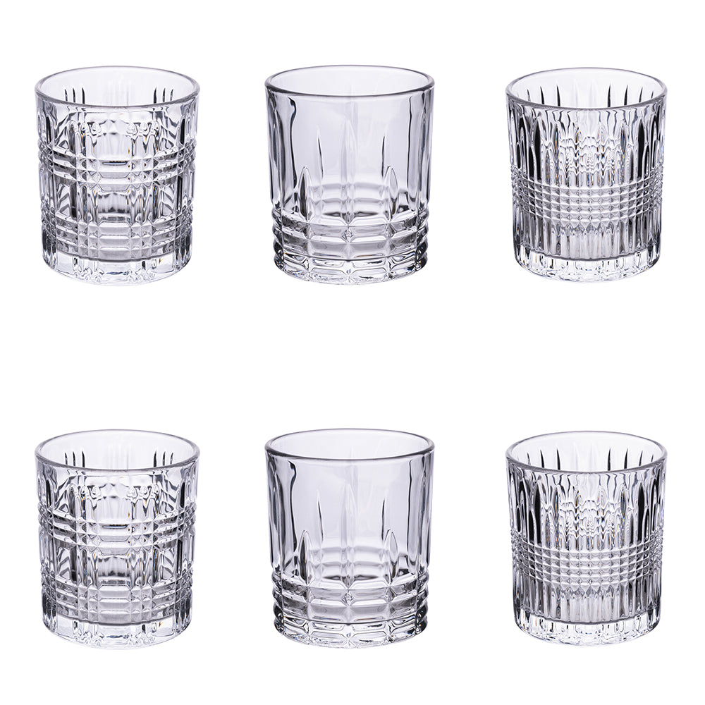 NEW VINTAGE SET OF 6 GLASSES 285 ML - 5917071