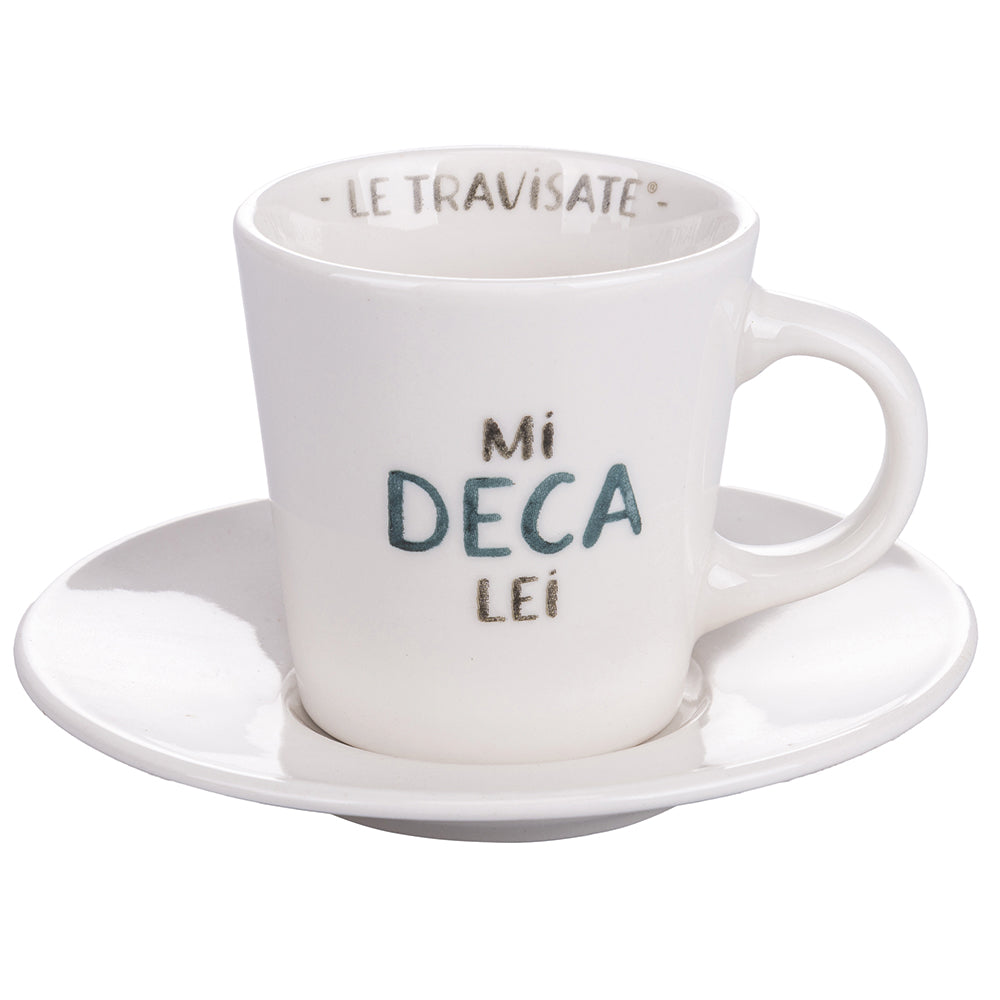 LE TRAVISATE CUP WITH SAUCER DECA 90ML - 5917336