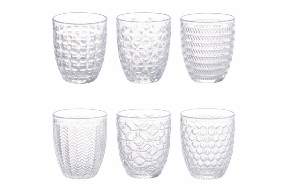 GEOMETRIE LIGHT SET 6 WATER GLASSES 320 ML - 5917781