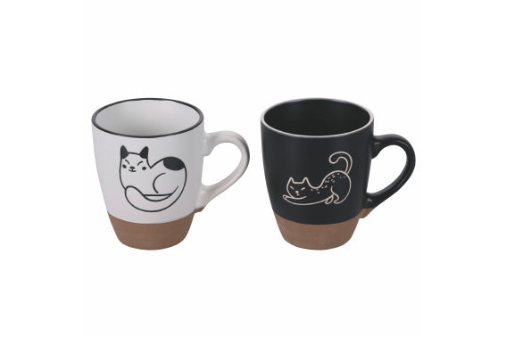 MIAO B/ N MUG 2 ASS DISPLAY 310 ML - 5918548