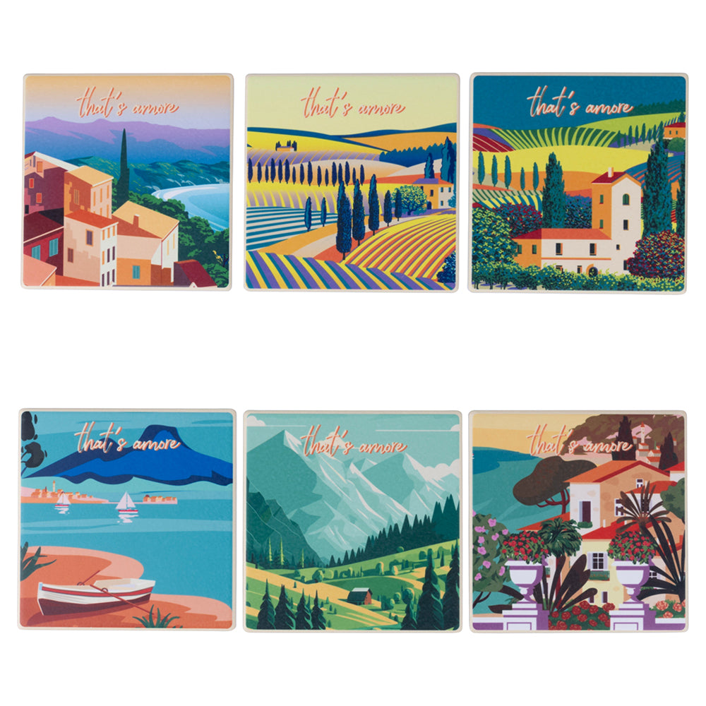 THAT S AMORE DECORATIVE TILE 11X11CM 6 ASS. - 5918744