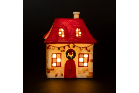 XMAS CERAMIC HOUSE LED 11*8*15 CM - 5919096