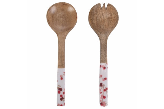 SERVING CUTLERY SET 2 PCS. MANGO WOOD B - 5919628