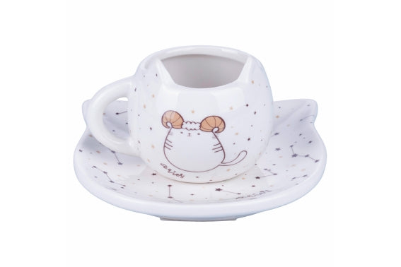 OROSCOCATS CUP AND SAUCER SET ARIES - 5920343