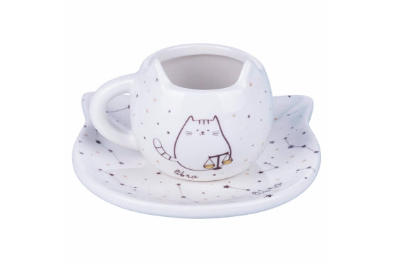 OROSCOCATS CUP AND SAUCER SET LIBRA - 5920349