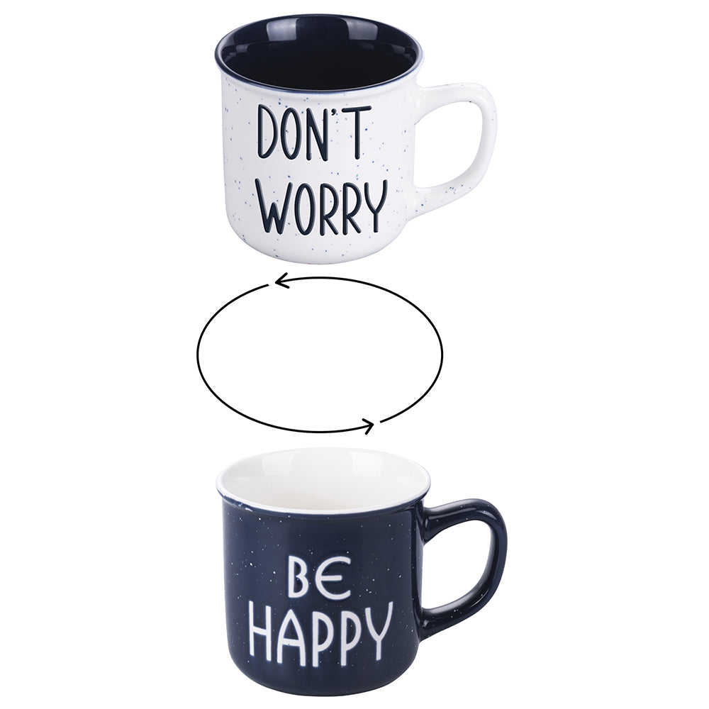 DON T WORRY SET 2 MUG BLUE - 5920581