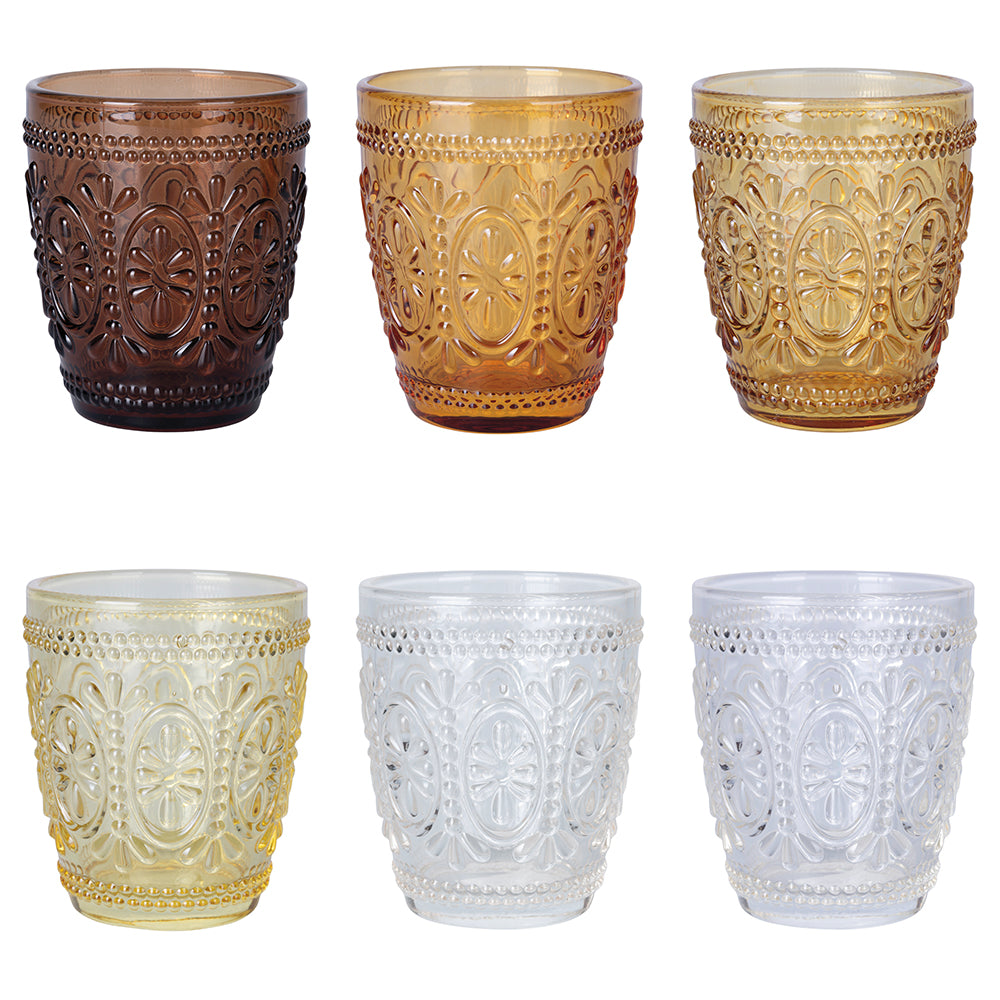 IMPERIAL SHADES OF CHOCOLATE GLASSES SET 6 PCS - 5920864