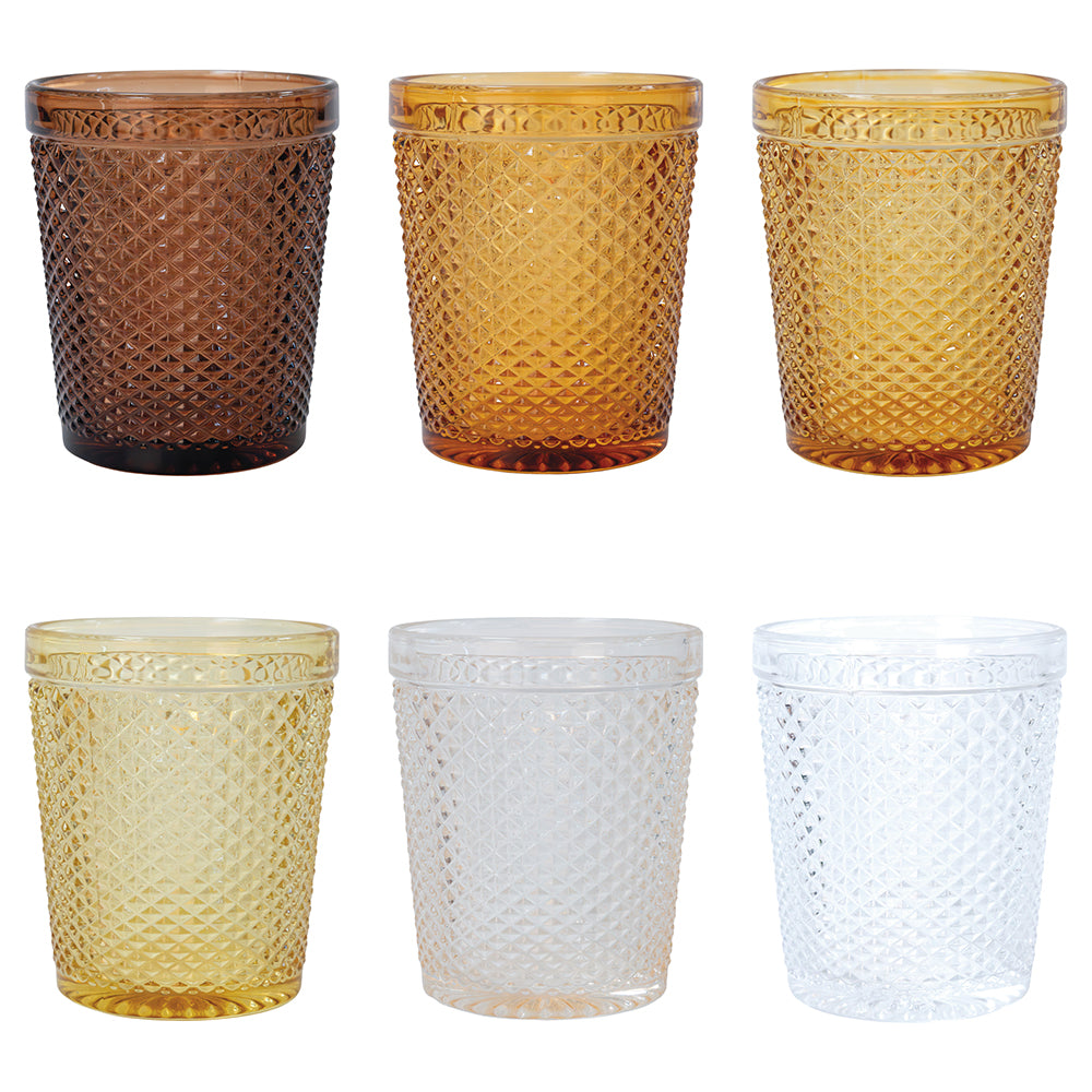 HONEY SHADES OF CHOCOLATE GLASSES SET 6 PCS - 5920868