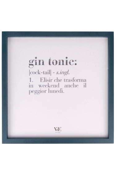 VICTIONARY CANVAS GIN TONIC 40X40 CM - 5920922