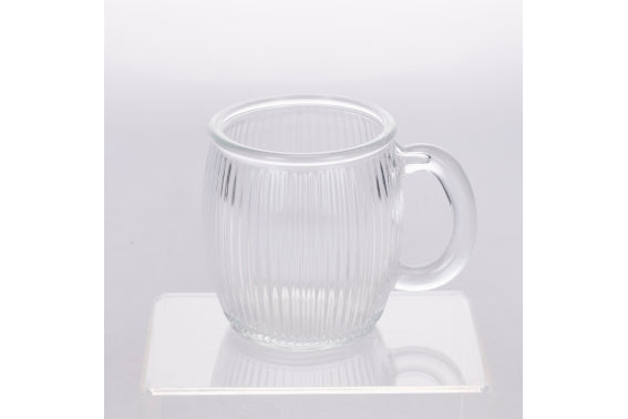 STRIPES GLASS CUP 350 ML TRANSPARENT - 5921335