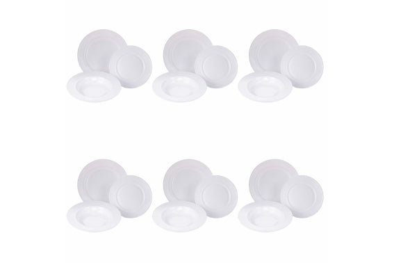 DINNER SET 18 PCS OPAL / DECOR B - 5921468