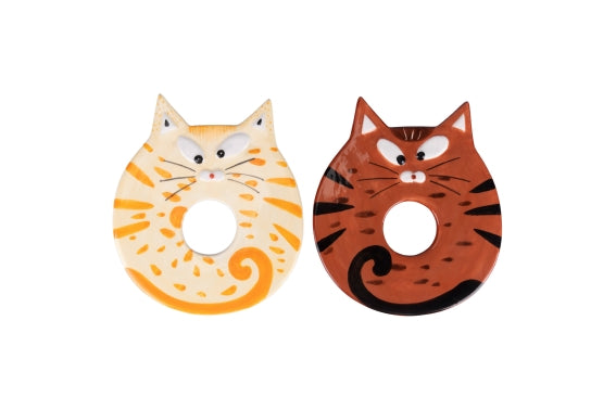 MIAO EGG HOLDER CAT SAUCER 2 ASS - 5921469