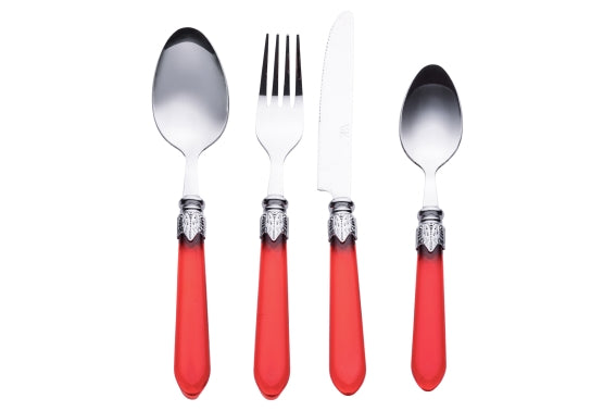 IMPERIAL CUTLERY SET 24PCS RED - 5921481