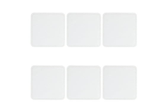 HORECA SET 6 COASTER WHITE 10X10CM - 5921714