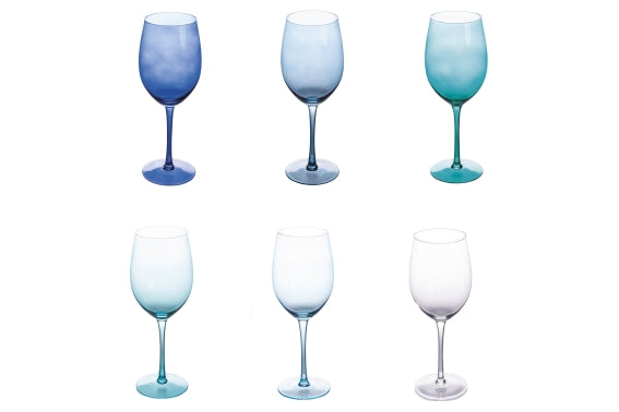 HAPPY HOUR SH OCEAN SOLID SET 6 GOBLETS - 5921996