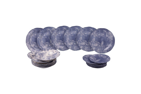 FLEURETTE DINNER SET 18PCS LILAC - 5922187