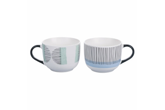 VENICE LIDO MODERN JUMBO MUG 520 ML 2 ASS - 5922298