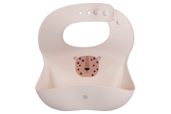 LES PETITES VDE SILICONE BIB LEOPARD - 5923160