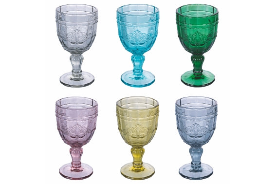 SYRAH SET OF 6 ASSORTED WINE GLASSES 265ML - 5923431