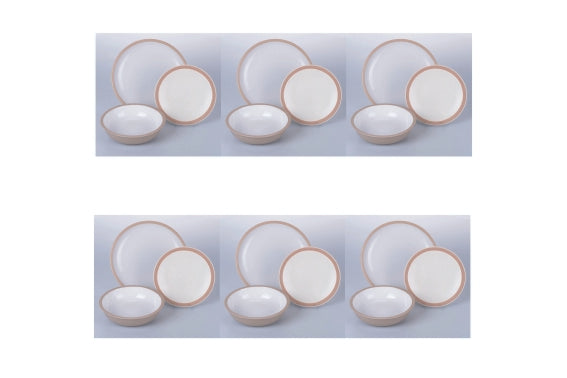 BISTROT DINNER SET 18PCS WHITE- 5923726