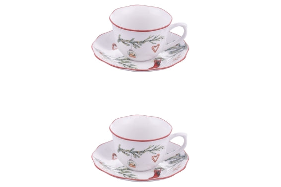 RAMETTO SET 2 CUPS WITH SAUCERS - 5924146