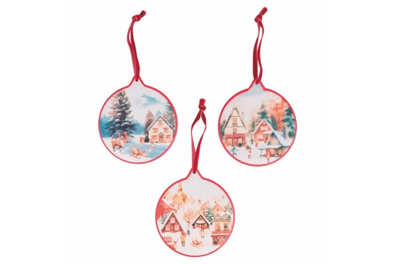 WINTER VINTAGE TILE 11.5 ROUND 3ASS. - 5924211