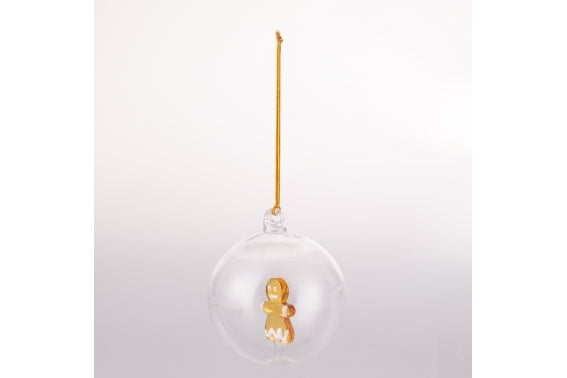 XMAS BALL BOROSILICATE MARZIPAN - 5924300