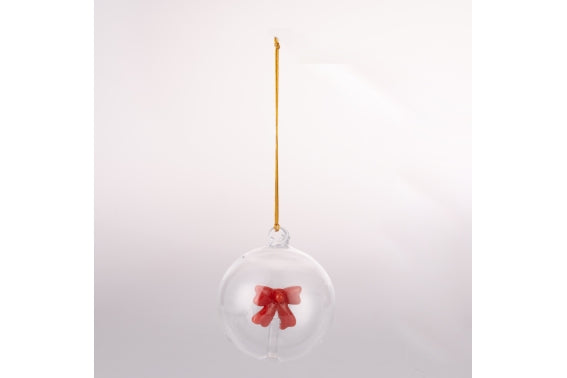 XMAS BOROSILICATE BALL BOW - 5924308