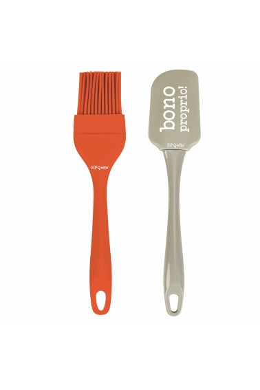 SPQERE SET 2 PCS SPATULA AND BRUSH - 5924447