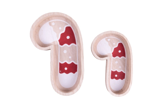 CANDY XMAS SET 2 WOODEN POCKET EMPTIERS - 5924547