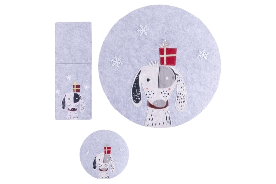 NATALOTTO SET 3 PCS DALMATIAN TABLE - 5924589