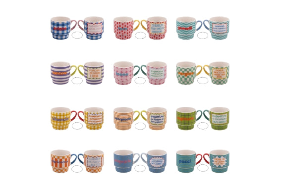MORE AMOR MUG STACKABLE 12 ASS ZODIAC 330ML - 5924756
