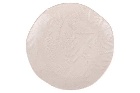 WHITE XMAS FRUIT PLATE 20CM - 5925574