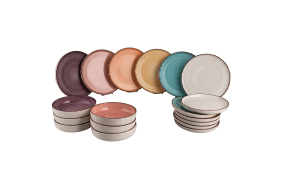 BAITA MODERN ACQUERELLO DINNER SET 18PCS - 5925740