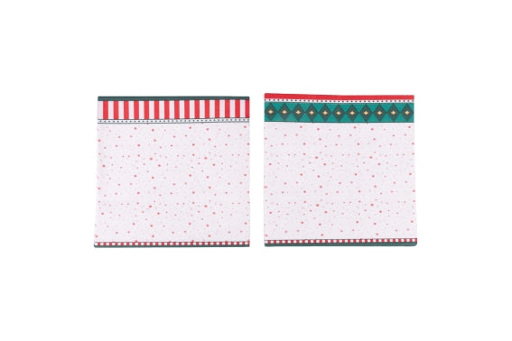 XMAS CIRCUS SET 30 PAPER NAPKINS 33x33 2ASS - 5926120