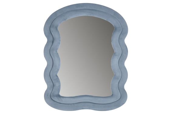 MORE AMOR MIRROR WAVE B 70X90CM POWDER BLUE - 5926159
