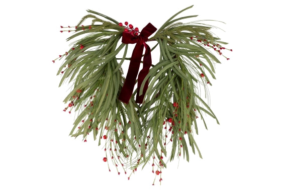 XMAS DOOR HANGING / BOW 50CM - 5926999