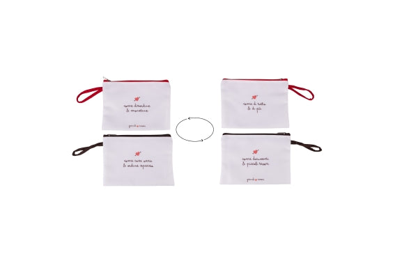 GRANDI AMORI CLUTCH BAG 23X16CM 2 ASS - 5927512