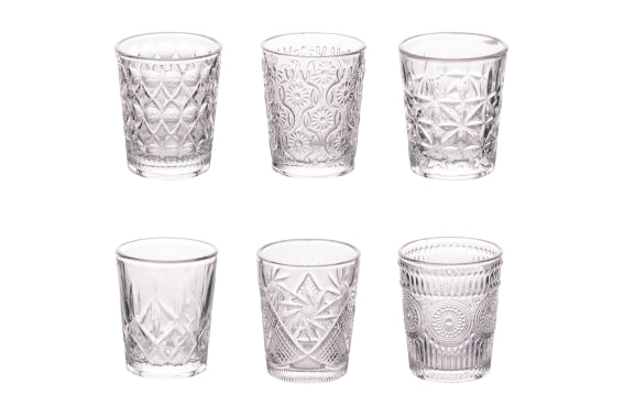 GEOMETRIC SET 6 GLASSES LIQUOR 50 ML - 5927746