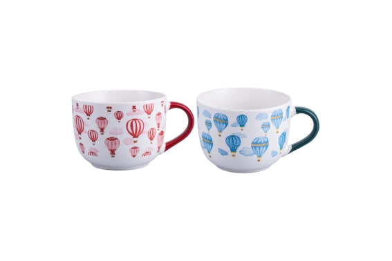 BABY BALLOON JUMBO MUG 550ML 2ASS PATTERN - 5927822