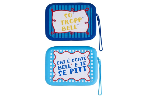 UEUE SILICONE CLUTCH BAG 23.5X4X18CM 2ASS - 5928030