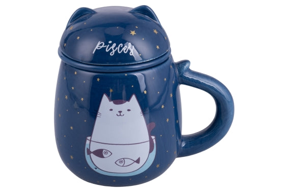 OROSCOCATS BLUE INFUSER MUG 350 ML PISCES - 5928215
