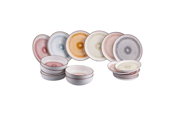 SHIBORI DINNER SET 18PCS - 5928503